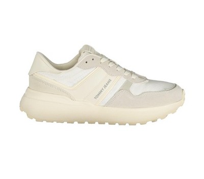 Tommy Hilfiger Frau Turnschuhe Weiß Snow Neu Logo Gr. 38