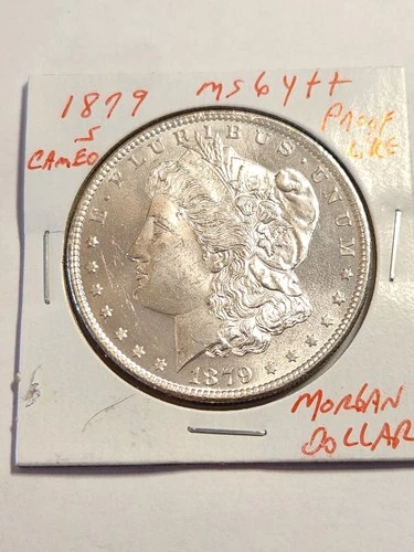 1879 S CAMEO PL UNC+++ MORGAN SILVER DOLLAR RARE