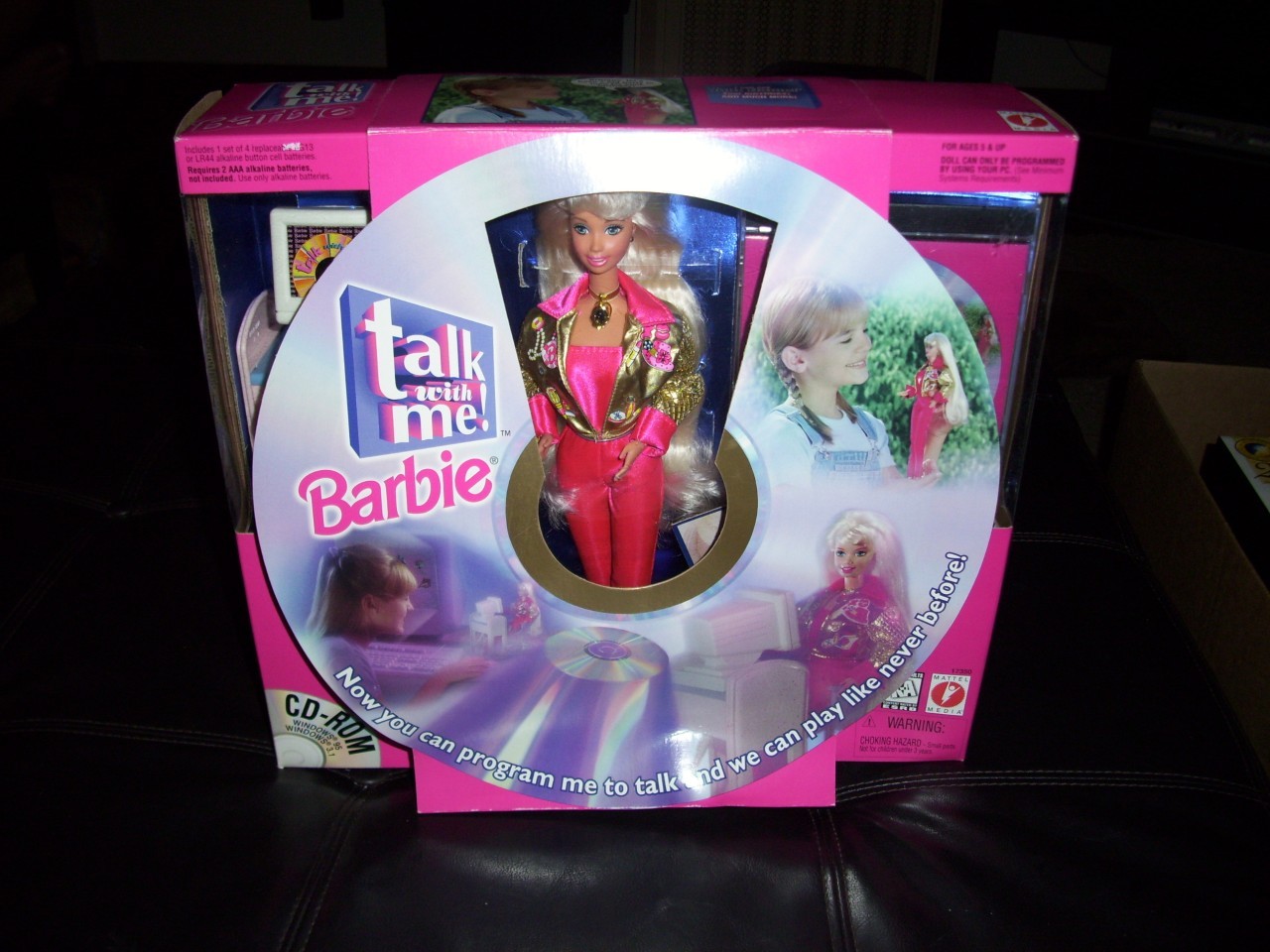 Barbie Talk with Me Barbie Doll & CD Rom Collectible 1997 By Mattel ...