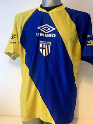 Parma Training Erwachsene XL Umbro Shirt Trikot Fußball Vintage Italien 1993 Top Selten