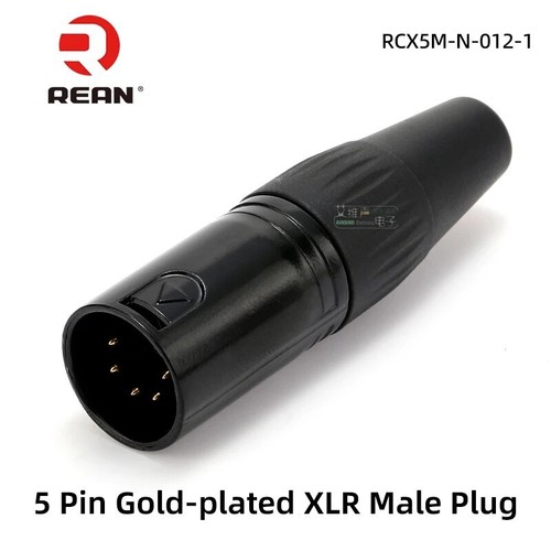 1 pieza NEUTRIK REAN 5 pines XLR enchufe micrófono audio conector macho hembra - Imagen 8 de 13