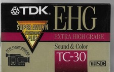 TDK E-HG TC-30 Precision Camcorder Tape