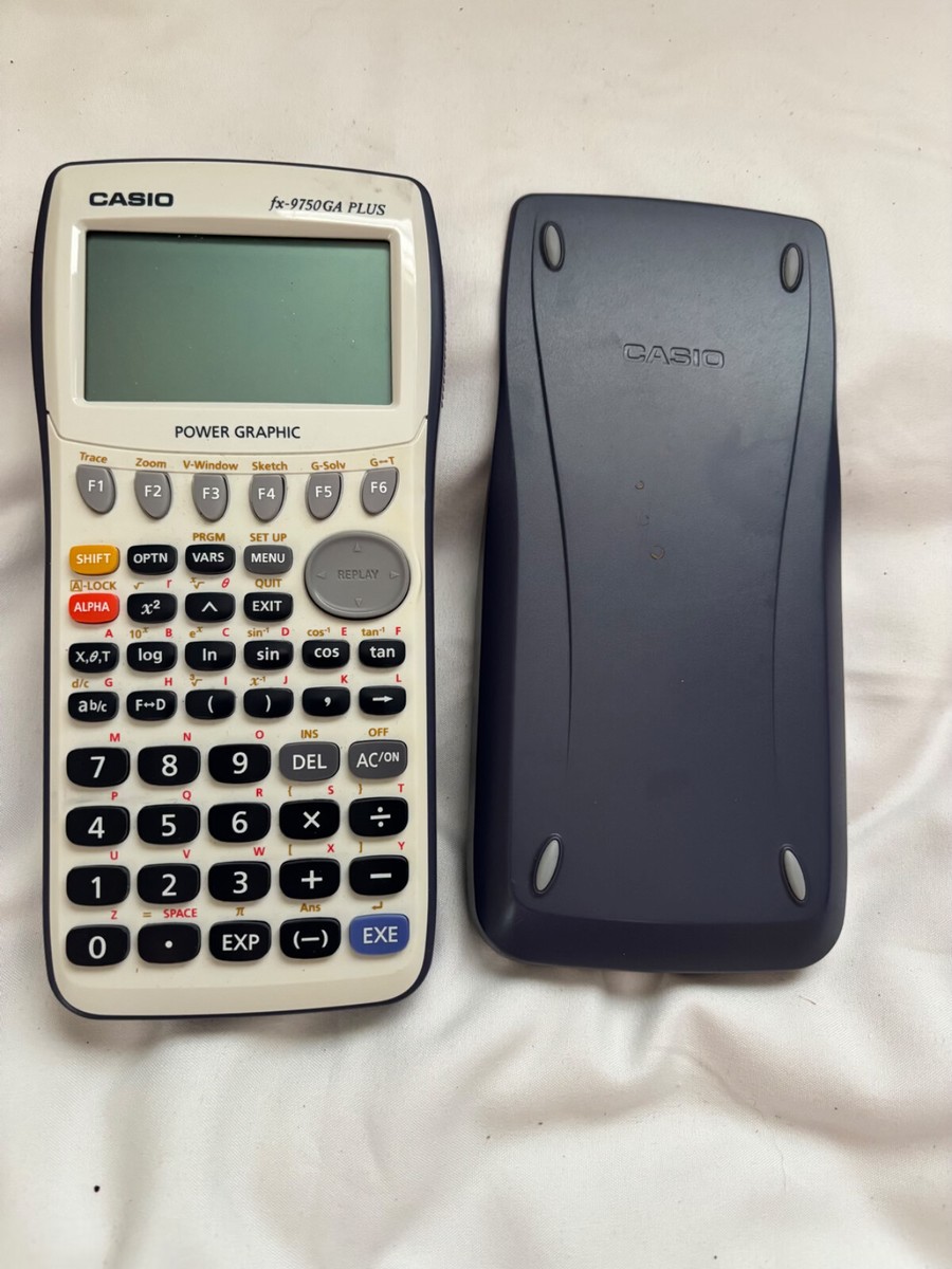 Casio FX-9750GII Graphing Calculator White USB Power Graphic Programmable  Tested