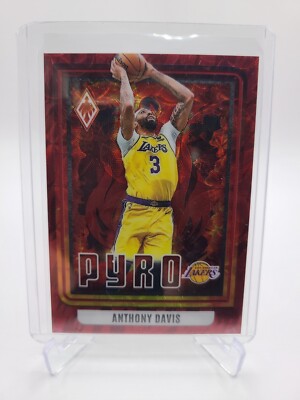 2023-24 Panini Phoenix NBA Anthony Davis Pyro Red 42/75