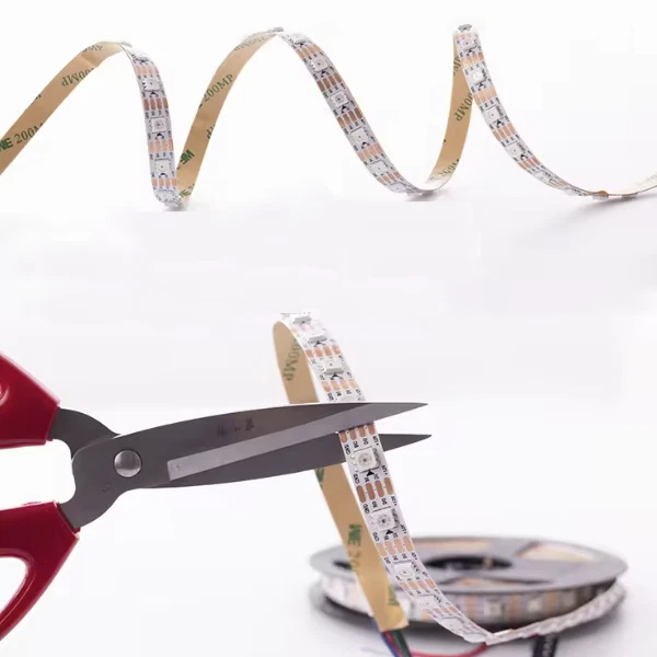 Strisce LED Digitali indirizzamento singolo LED 12V 14W/m 60led/m 4000K WS2815 - Immagine 3 di 4