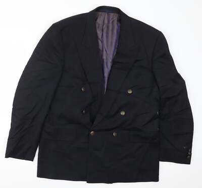 Principles Herren Anzugjacke blau Wollmischung Größe 42