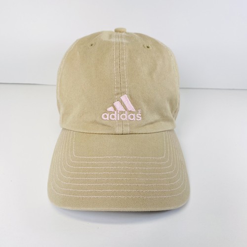 Adidas Baseball Cap Hat Beige Tan With 