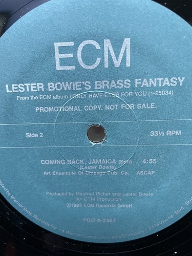 ECM Promo PRO 2387 'Lester Bowie's Brass Fantasy' NM/NM+ - Picture 2 of 2