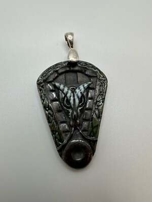 Vintage Dragon Ceramic Pendant 6.2cm JB18