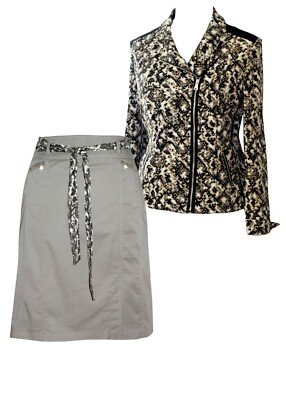 Gerry Weber Zweiteiler Gr. 46 Damenkostüm Damenblazer Rock Damenrock Damenjacke