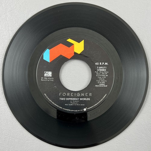 Foreigner That Was Yesterday 45 RPM Vinyl Record 1984 Atlantic 7-89571 - Picture 4 of 4