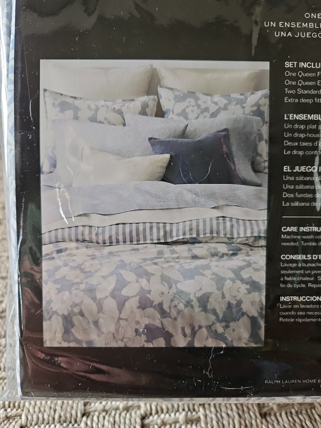 Lauren Ralph Lauren Queen Sheet Set Willa Leaf NIP eBay