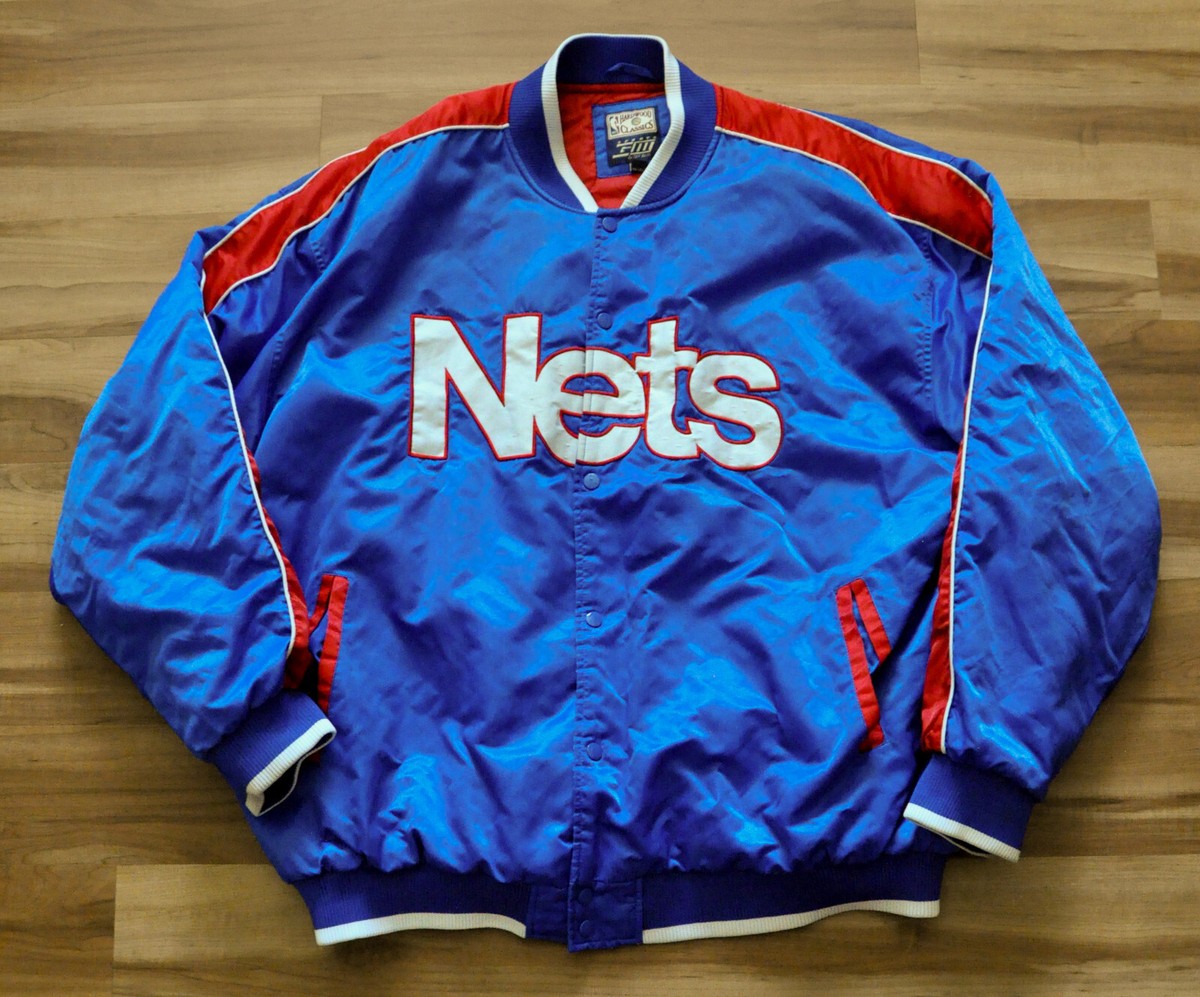 New Jersey Nets G-III Jacket Satin Starter Style Brooklyn HWC NBA