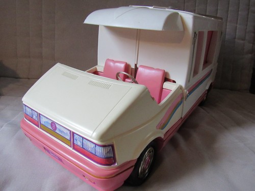 Grand camping car vintage Barbie Mattel 1988 Italy _ Incomplet - Imagen 2 de 12