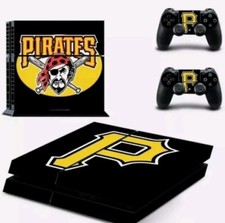 Pittsburgh Pirates PS4 Skin Sticker Decal Vinyl Console 2 controllers 0892