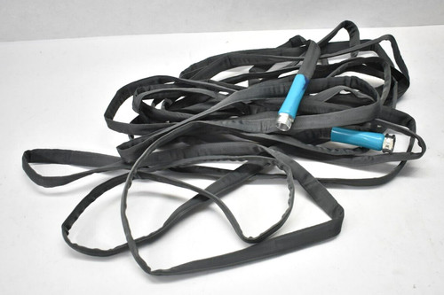 Aqua Joe 1/2" Dia 50' Flexible Kink Free Fiber Jacket Garden Hose Water USED