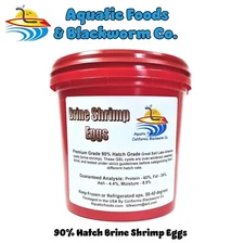Brine Shrimp Eggs, Premium Grade 90% Hatch, Great Salt Lake Eggs. 1-lb / 16oz