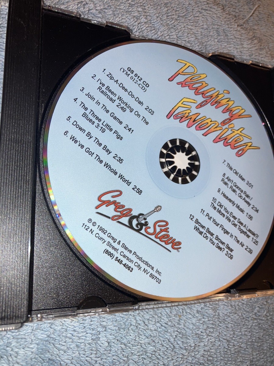 Playing Favorites - Audio CD By Greg & Steve 1992 - VERY GOOD