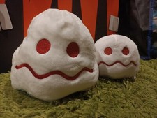 Pac-Man Namco Bandai Ghost Reversible Soft Plush Toy Blue plus small Ghost