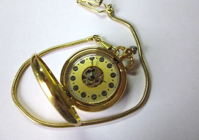 Skelett Taschenuhr Handaufzug Uhrwerk China 2650S - Bild 1 von 4
