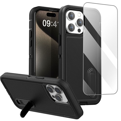 For iPhone 15 Pro Max/15 Plus/15 Phone Case Heavy Duty Shockproof Rugged Cover - Picture 5 of 38
