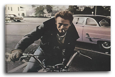 Lein-Wand-Bild: James Dean