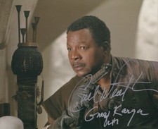 CARL WEATHERS signed autograph 20x25cm STAR WARS MANDO in person autograph ACOA