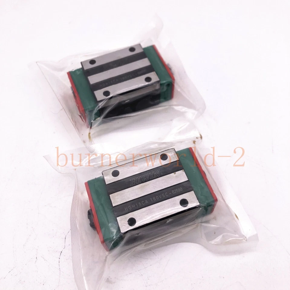 HGR15 HIWIN 15mm Linear Rail Guide HGW15CC HGH15CA Rail Block Slider CNC Router - Image 4 of 4