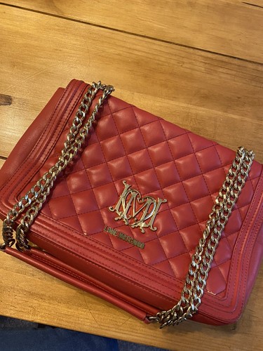 love moschino bag red