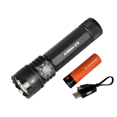 Acebeam E75 Quad-Core High-performance Rechargeable Flashlight High CRI 5000K -3