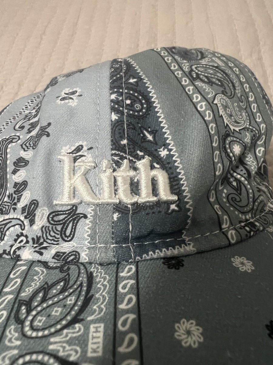 Kith Embroidered New Era Bandana Hat Adjustable One Size Fits Most