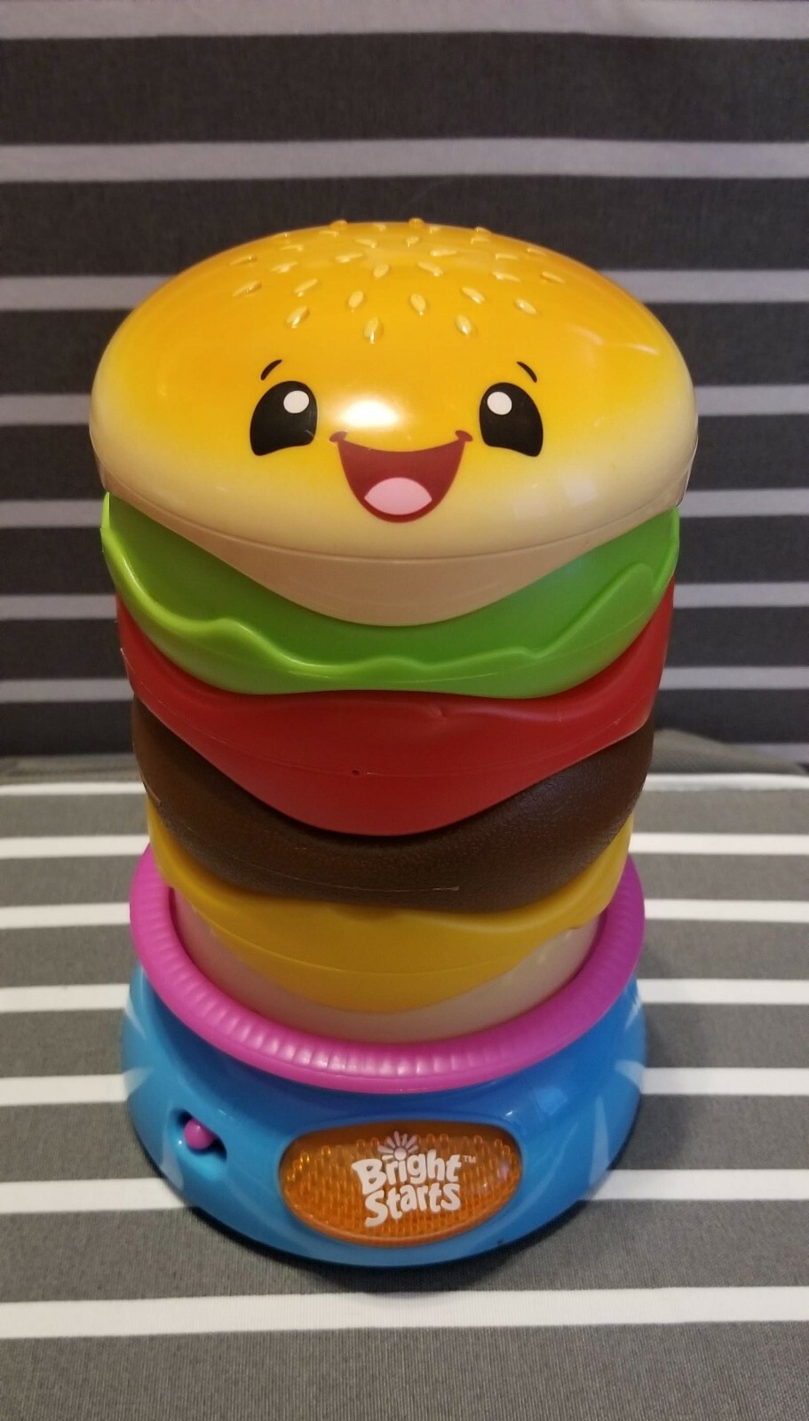 bright starts hamburger toy
