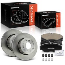 A-Premium 6Pcs Front Disc Rotors&Brake Pad for Land Rover Discovery 4.0L 4.6L