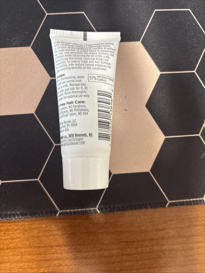 Briogeo Scalp Revival Charcoal + Peppermint Cooling Jelly Conditioner Travel .75 - Image 2 of 2