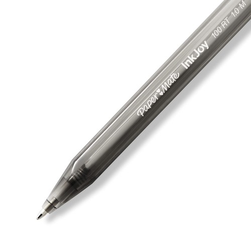 Paper Mate 1951395 InkJoy 100RT Retractable Ballpoint Pens, Medium Point, Black, - Picture 4 of 7