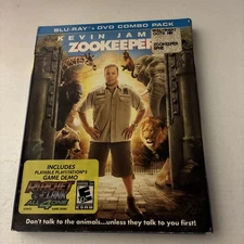 Zookeeper (Blu-ray/DVD, 2011, 2-Disc Set) Free Ship