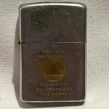 1971 Zippo Cigarette Cigar Lighter General Coal Co Subsidiary of Westmoreland Co