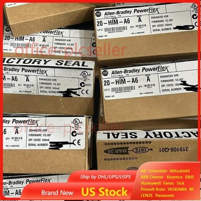 Allen-Bradley 20-HIM-A6 PoweFlex Enhanced HIM FW V2.007 12VFC New Factory Sealed