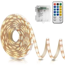 Echosari Strip Lights Battery Operated 16 5 Ft 150 LED 2835 Smd Closet Strip ...