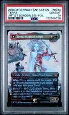 2025 MTG FINAL FANTASY #0323 ESPER TERRA/TERRA, MAGICAL ADEPT PSA 10