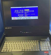 Raritan MCD-LED17 CAT5 KVM Switch 16-Port w/ 17" LCD Console Rackmount &ndash; Test