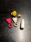 Vintage Lot of 5 Barbie Kelly Baby Doll Accessories Bottle Rattles Pacifier