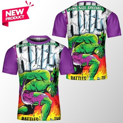 NEW Incredible Hulk T-Shirt - Steranko Art - King-Size Special #1 Marvel Comics