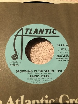 RINGO STARR drown In The Sea Of Love Promo Long/short Atlantic 3412 M ...