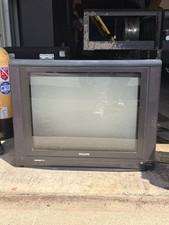Philips 27" CRT TV 480i 60Hz Model 27PT9007D/17 Gray RCA Coax 2007