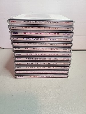 Naxos Chopin Piano Music CD Lot of 12