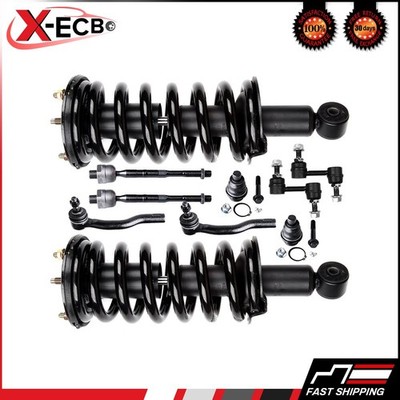 Front Struts For 2004 - 2010 Infiniti QX56 & Sway Bars & Ball Joints & Tie Rod