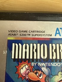 Mario Bros Atari 5200 1983 Nintendo Video Game Cartridge