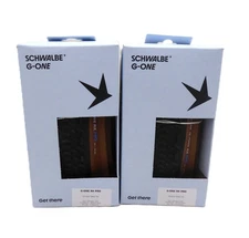 Schwalbe G-One RX Tire- 700 x 50, Tubeless, Pro, Transparent, Evolution, PAIR
