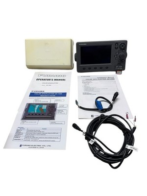Furuno GP7000 Color Display GPS Chart Plotter C-Map NT SD + Manuals + Sun Cover